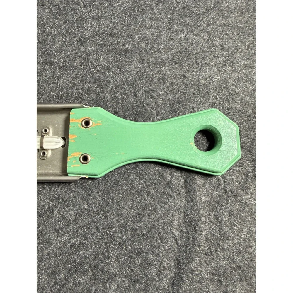 Vintage Taylor Candy and Jelly Thermometer Stainless Steel Green Handle USA Box